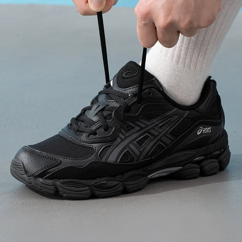 Asics Men's and Women's Sports Shoes Gel-Nyc Retro Fashion Lightweight Breathable Low-Top Casual Shoes 1203A280-003