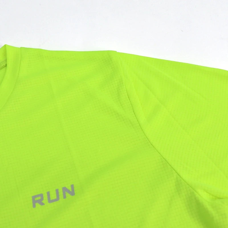 Men Gym t Shirt Short Sleeve Running Sport t Shirts Man Quick Dry Fitness Football Shirt Top Soccer Jersey Male Gym Sportswear