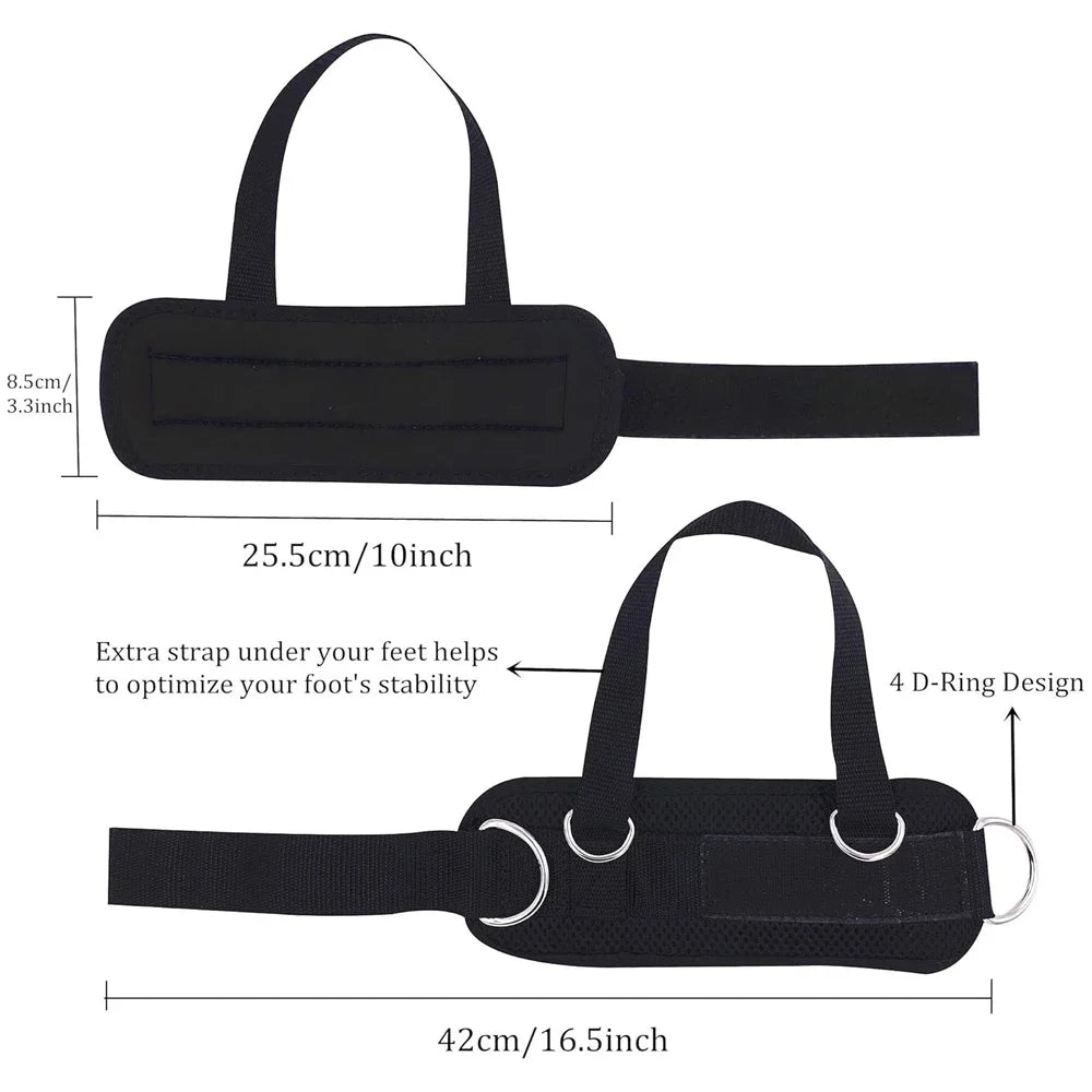 1PC Fitness Ankle Straps for Leg Exercises Adjustable D-Ring Ankle Support Brace Gym Workout Equipment Sports Training Belt