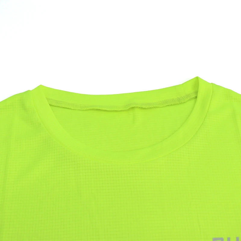 Men Gym t Shirt Short Sleeve Running Sport t Shirts Man Quick Dry Fitness Football Shirt Top Soccer Jersey Male Gym Sportswear