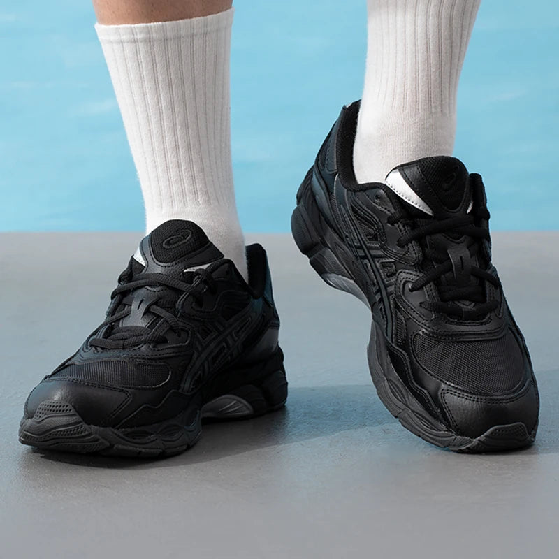 Asics Men's and Women's Sports Shoes Gel-Nyc Retro Fashion Lightweight Breathable Low-Top Casual Shoes 1203A280-003