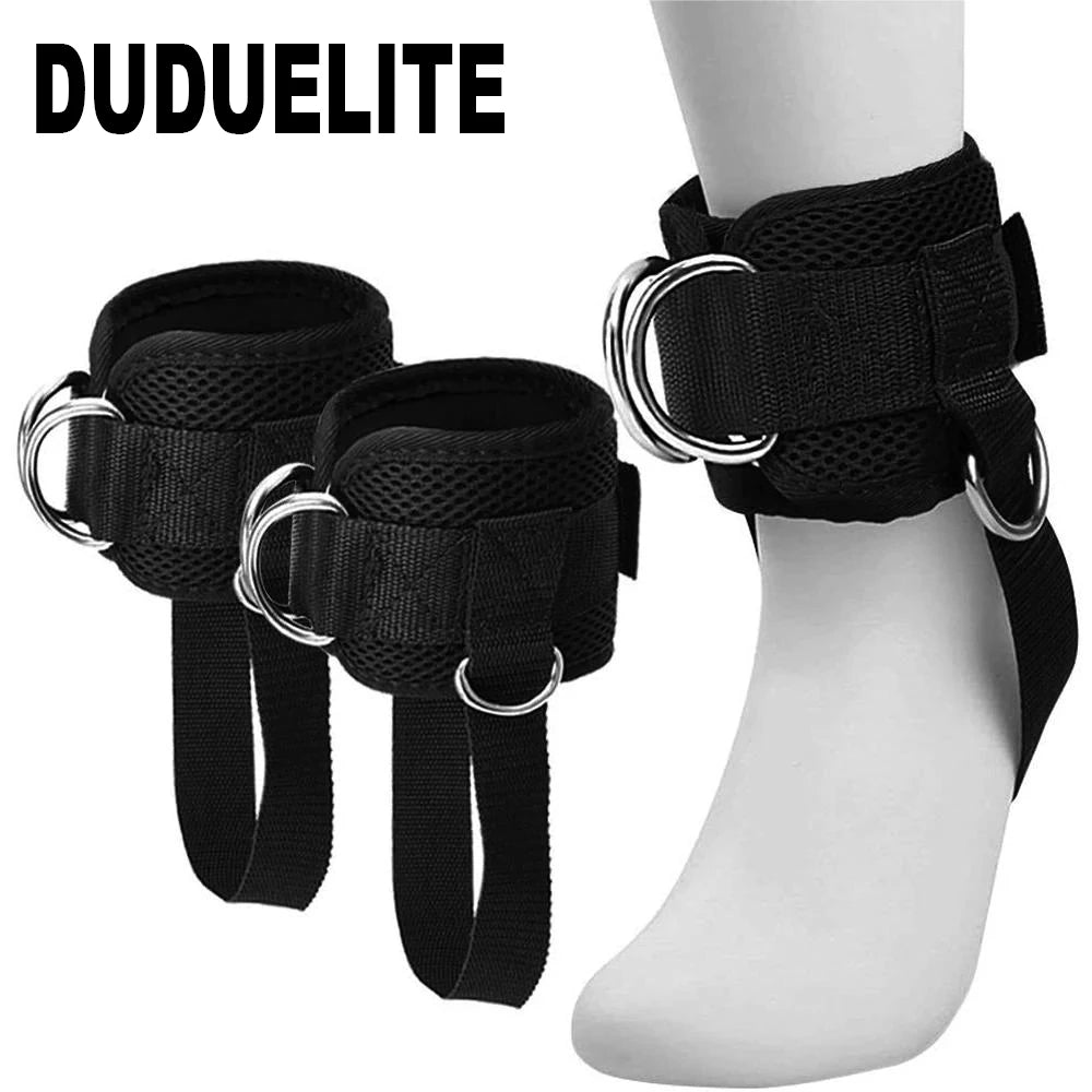 1PC Fitness Ankle Straps for Leg Exercises Adjustable D-Ring Ankle Support Brace Gym Workout Equipment Sports Training Belt